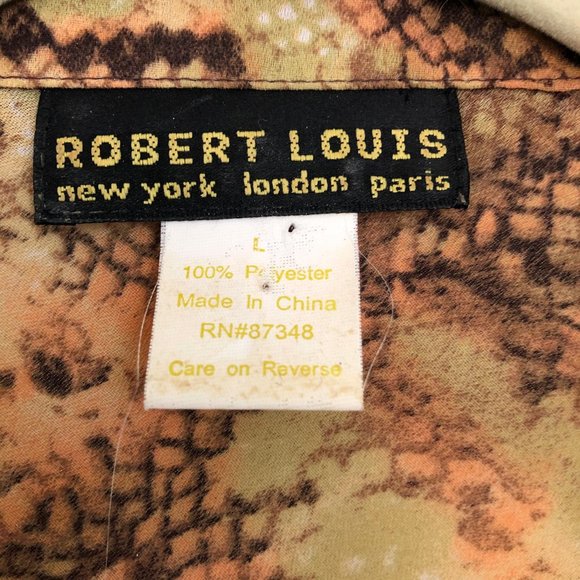 Vintage Robert Louis Snake Skin Print Skirt Set - Picture 3 of 7